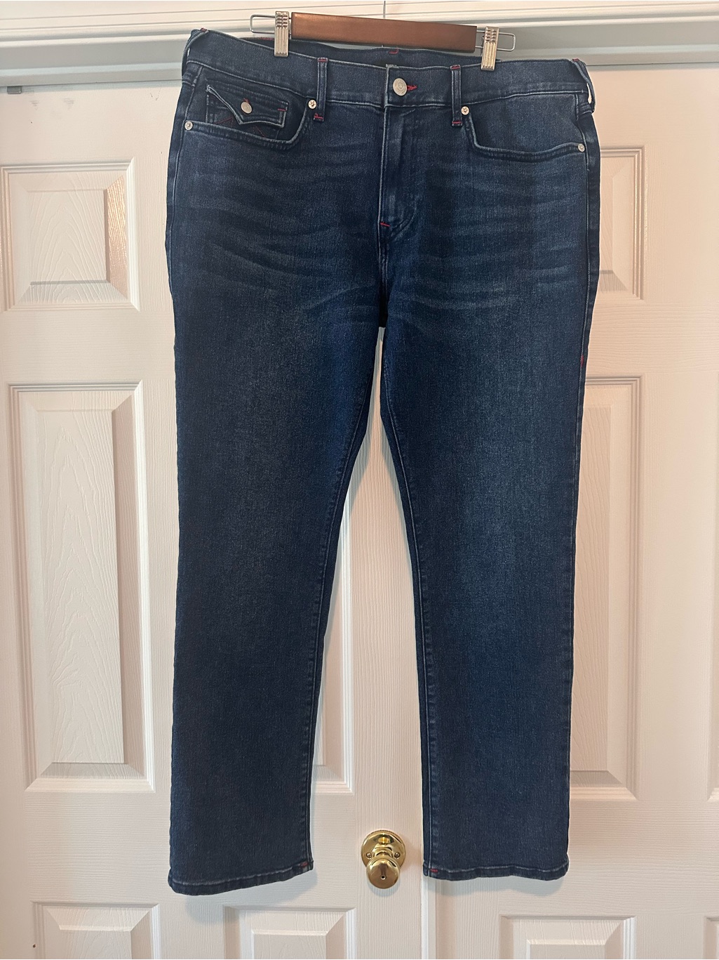Nwt $164 True Religion Dark Blue Men’s Slim Straight Denim Jeans